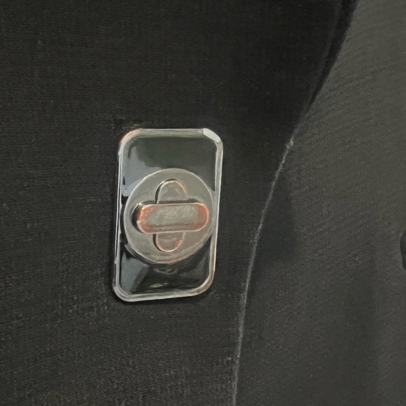 Tahari By Arthur S Levine - Womens Suit Blazer, Black, Notch Lapel, Size 2 - Picture 4 of 4